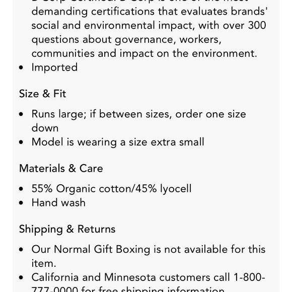 Eileen Fisher Ribbed Tunic Large Tan Sweater - Picture 5 of 5